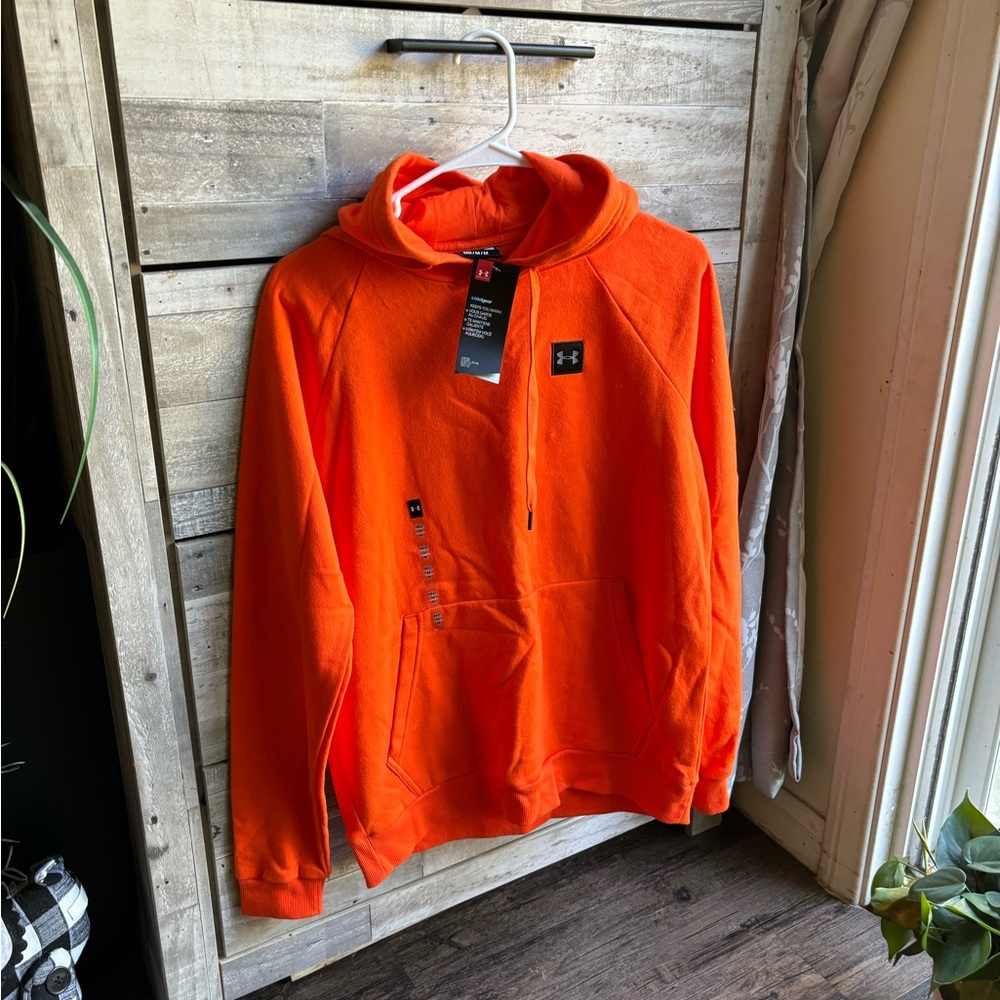 Under Armour orange hoodie